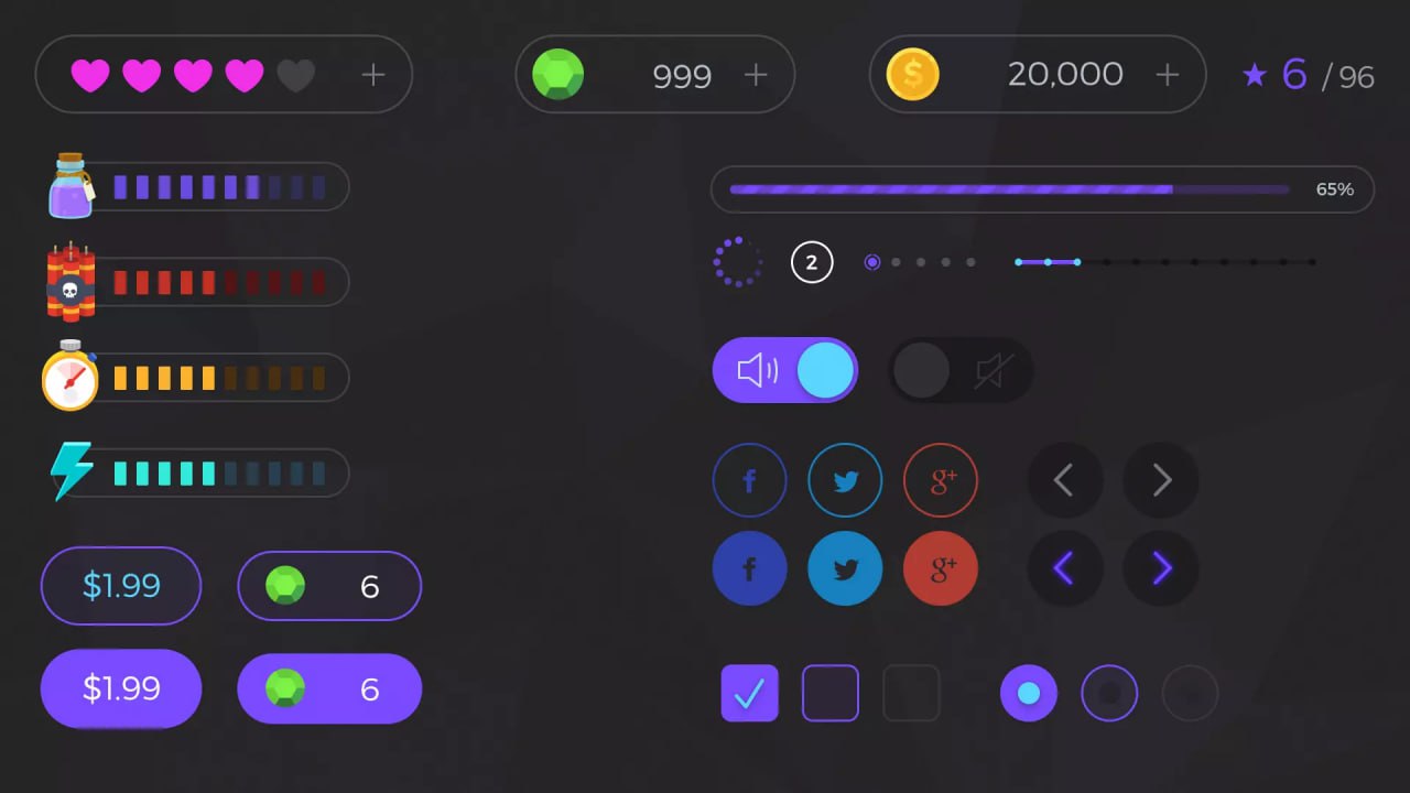 GUI Kit Neon📱 - изображение 3